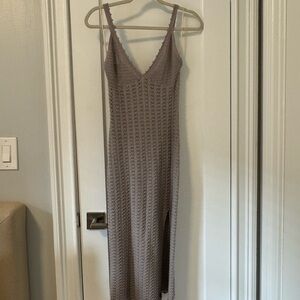 Wilfred Taupe Midi Dress